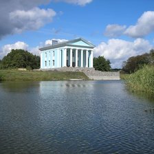 Схема вышивки «Дом на берегу»