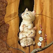 Схема вышивки «Трио»