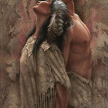 Схема вышивки «вдвоём»