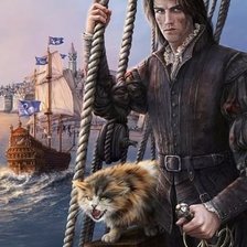 Схема вышивки «капитан»