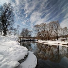 Схема вышивки «пейзаж»