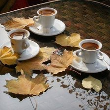 Схема вышивки «осенний чай»