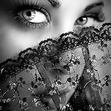 Схема вышивки «Взгляд»