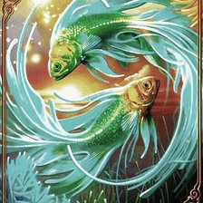 Схема вышивки «рыбки»