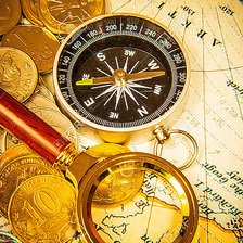 Схема вышивки «в поисках сокровищ»