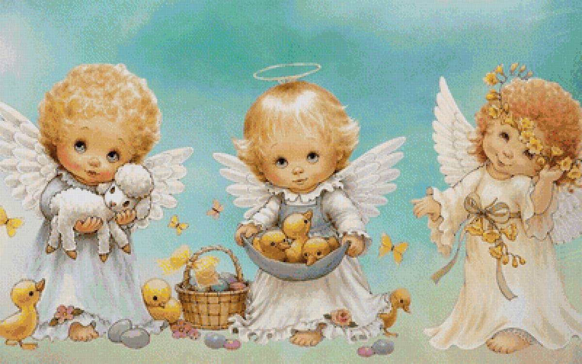 Ангелочки - ангелы, дети - предпросмотр