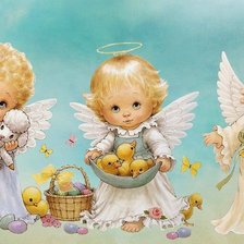 Схема вышивки «Ангелочки»