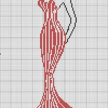 Схема вышивки «DAMA SOMBREO»