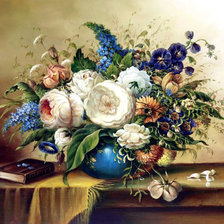 Схема вышивки «букет»