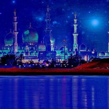 Схема вышивки «Мечеть Зайда»