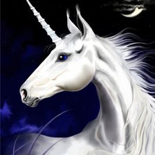 Схема вышивки «единорог»