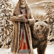 Схема вышивки «славянский бог»