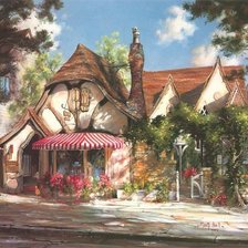 Схема вышивки «магазинчик»