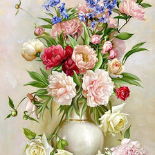 Схема вышивки «букет»