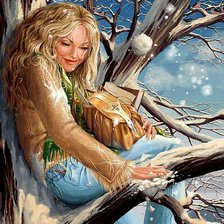 Схема вышивки «снежки»