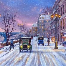 Схема вышивки «Город»