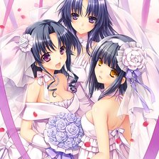 Схема вышивки «Девушки»