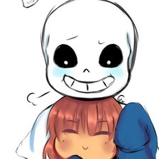 Схема вышивки «Sans ans frisk»