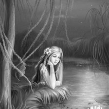 Схема вышивки «Русалка»