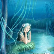 Схема вышивки «Русалка»