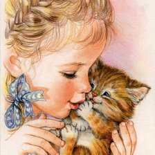 Схема вышивки «милашки»