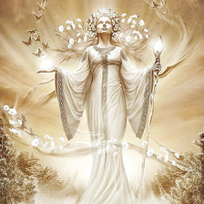 Схема вышивки «славянский бог»