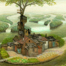 Схема вышивки «карандашный рисунок»