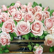 Схема вышивки «Розы»