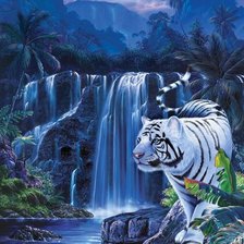 Схема вышивки «Тигр»