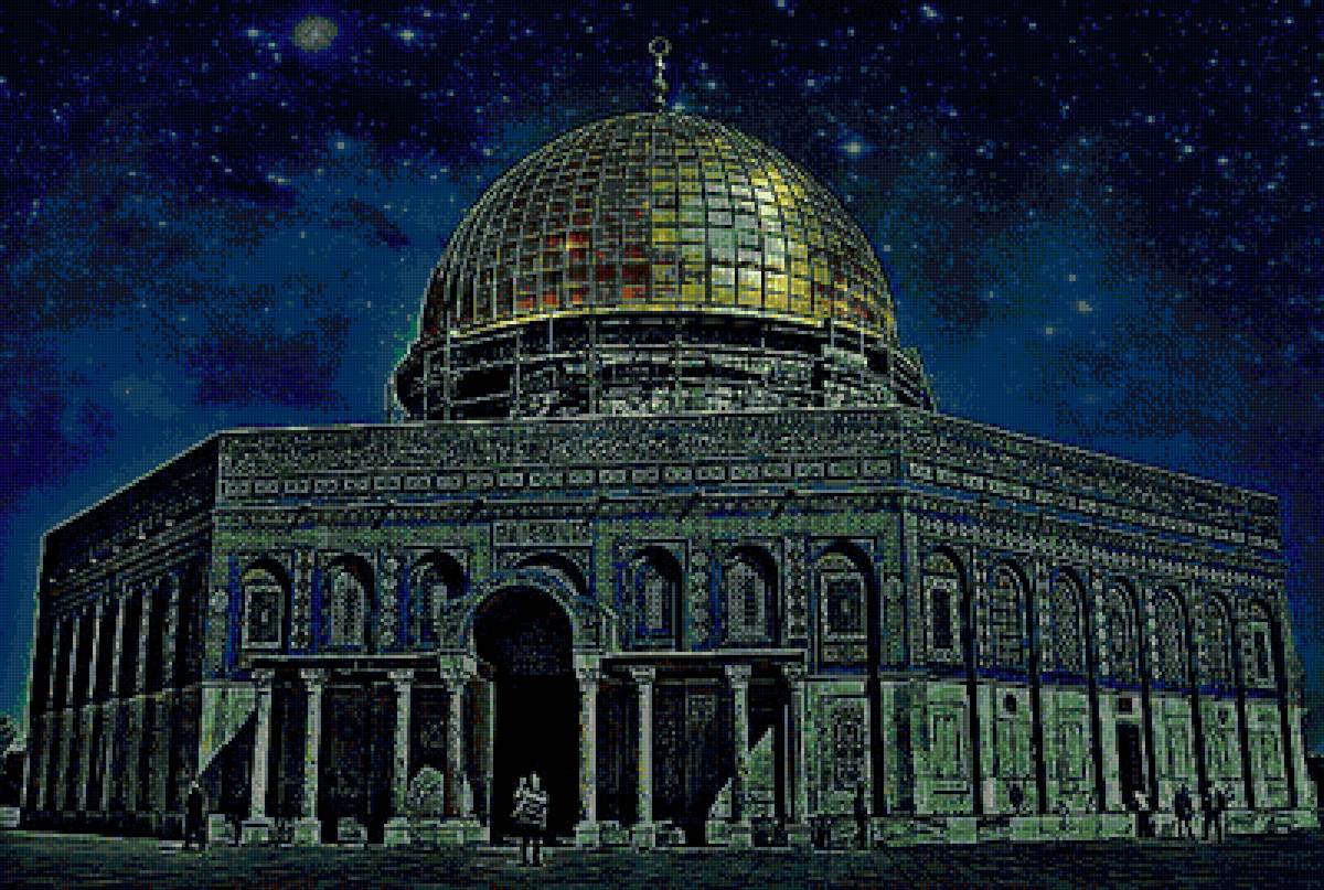 мечеть Омара в Иерусалиме - мечеть, израиль, восток, иерусалим - предпросмотр