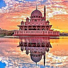 Схема вышивки «Мечеть Путра»