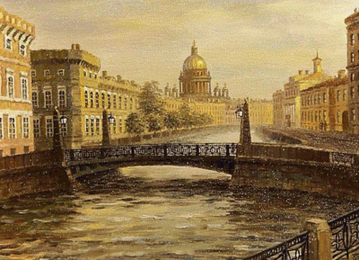 Худ. Роберт Миф (Мифтахутдинов). Санкт-Петербург. - санкт-петербург, живопись., пейзаж - предпросмотр