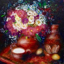 Схема вышивки «Натюрморт"Летнее чудо"»