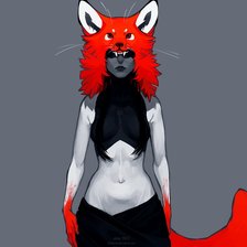 девушка-лисица