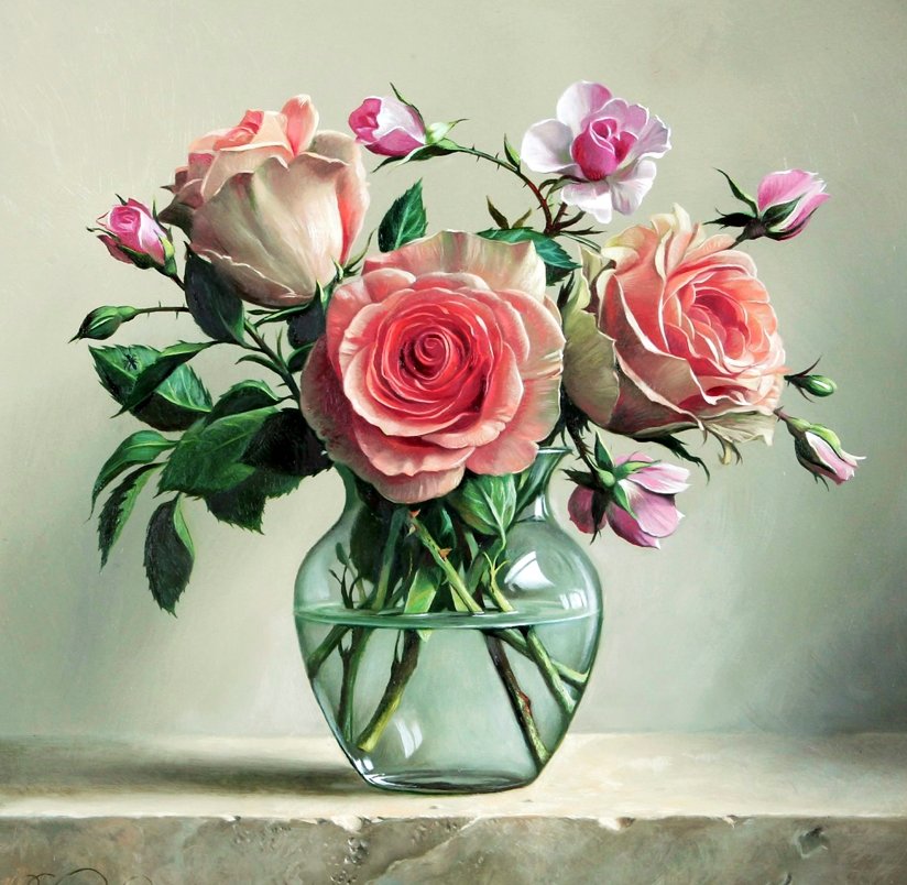 красивый букет1 - розы букет - оригинал