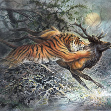 Схема вышивки «На солонце.»