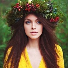 Схема вышивки «в венке»