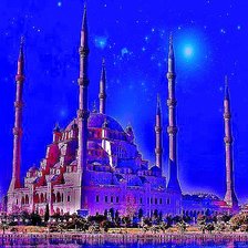 Схема вышивки «Мечеть Сабанджи»