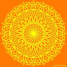 Схема вышивки «мандала»
