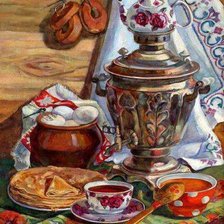 Схема вышивки «кухня»