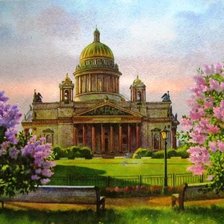 Схема вышивки «Исаакиевский собор»