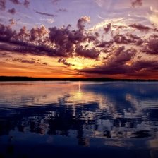 Схема вышивки «море»