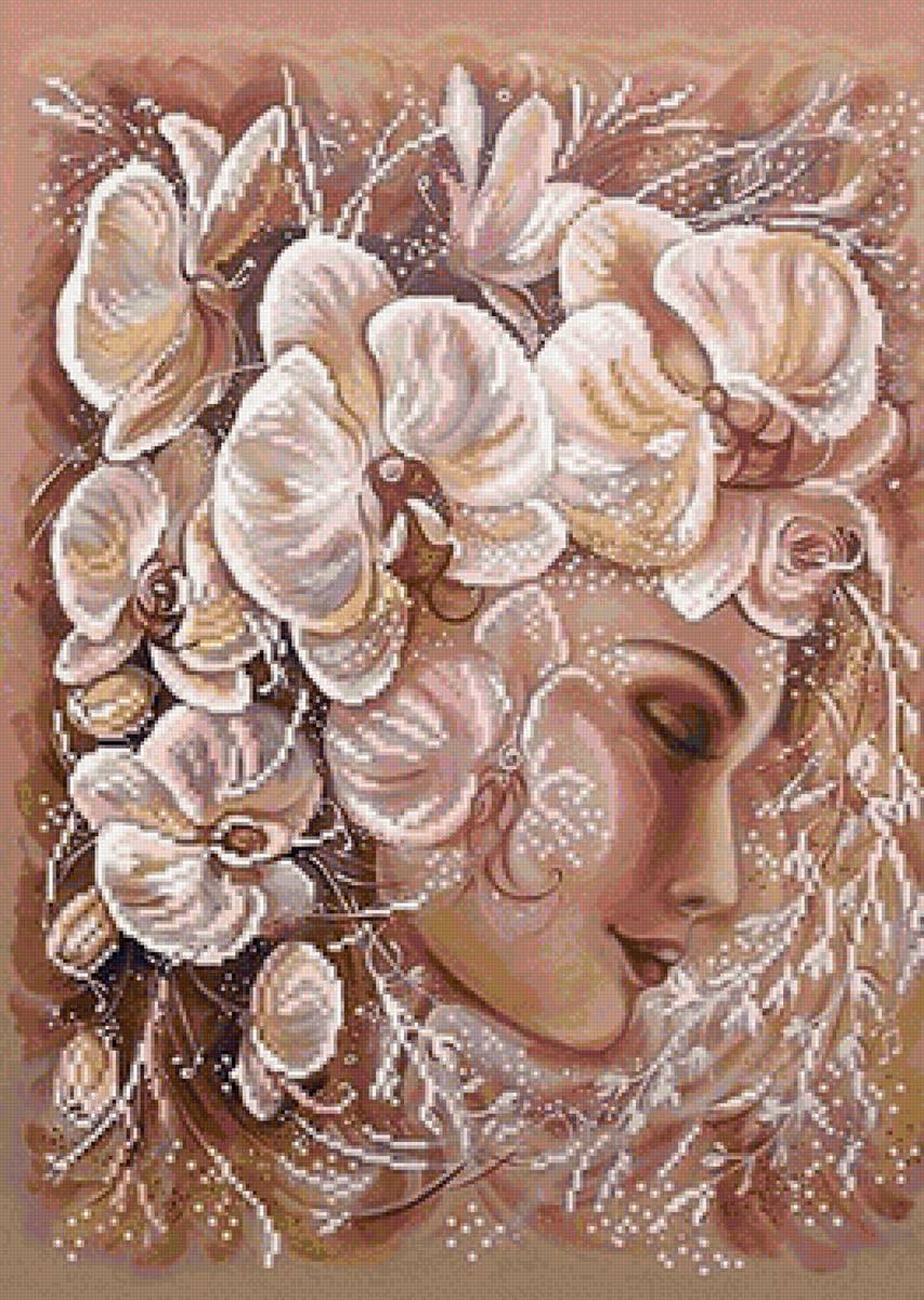 девушка орхидея - предпросмотр