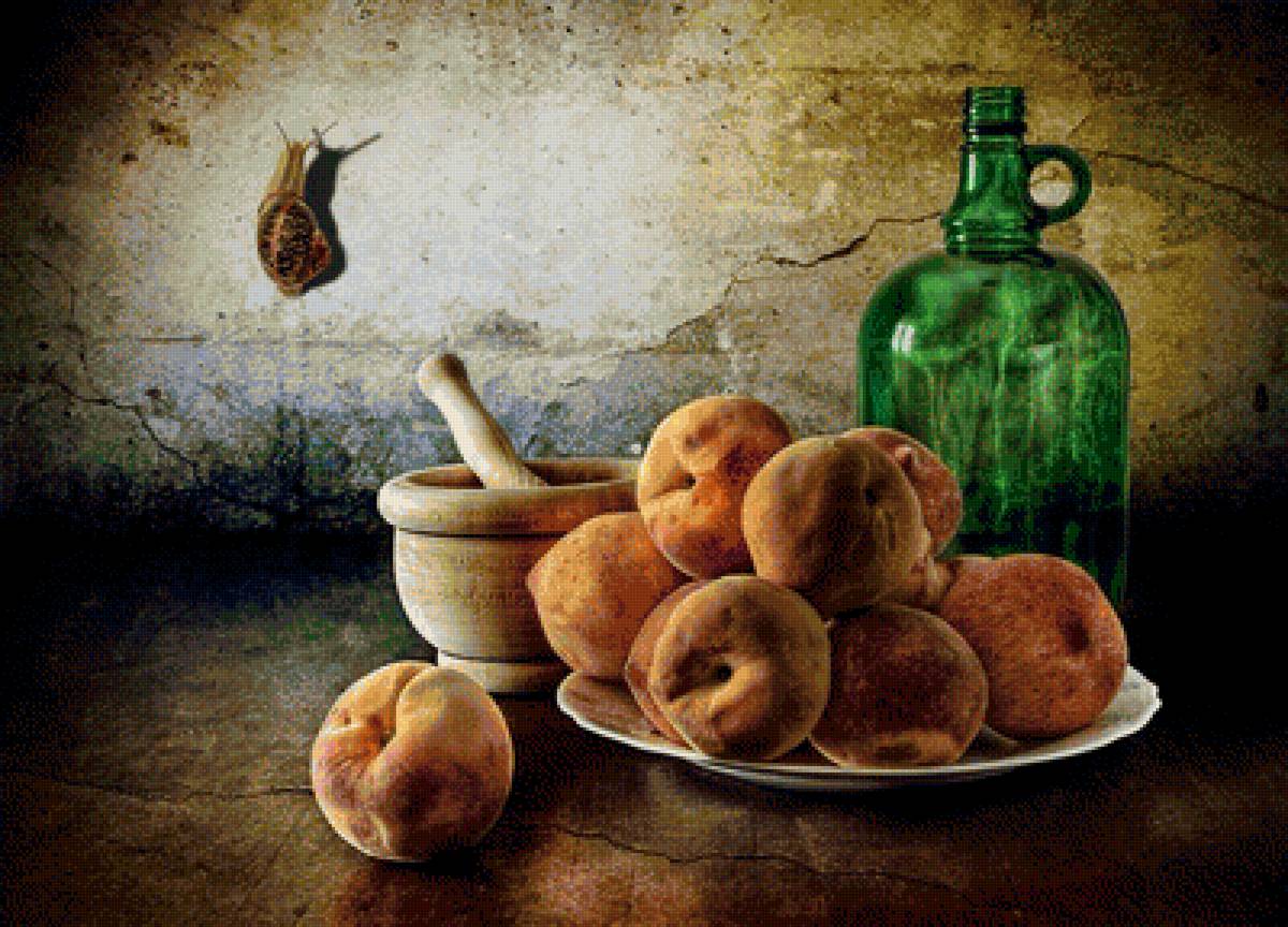 улитка - кухня, персики - предпросмотр