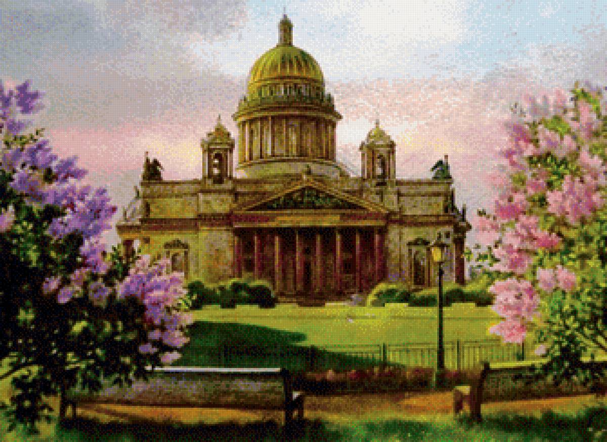 Исаакиевский собор - городской пейзаж, питер, архитектура - предпросмотр