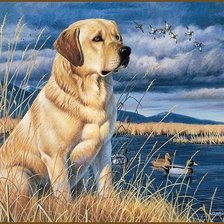 Схема вышивки «ОХОТНИК»