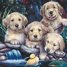 Схема вышивки «малыши»