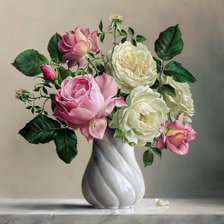 Схема вышивки «Розы»