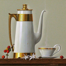 Схема вышивки «кофейный сервиз»