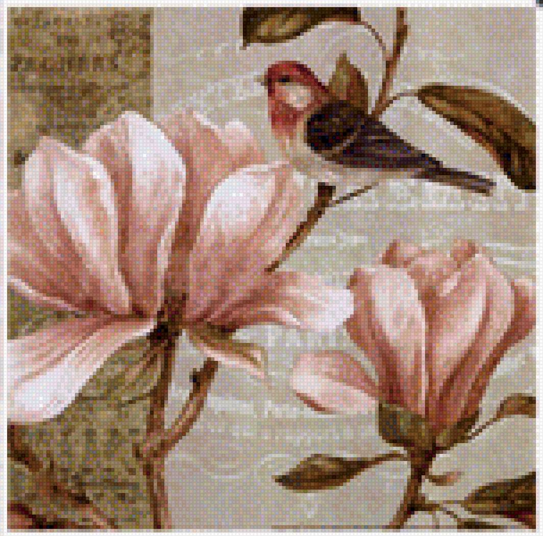 винтаж магнолия - винтаж - предпросмотр